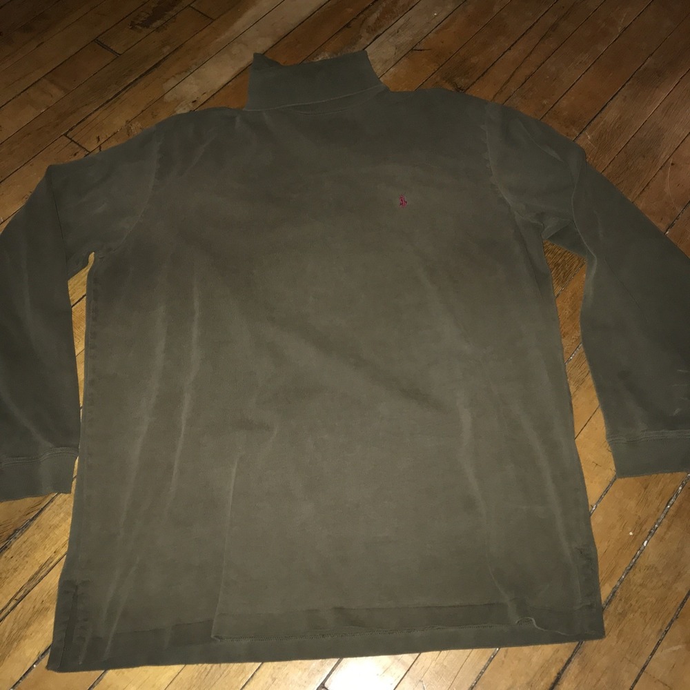 Polo Ralph Lauren Mens XL Brown Turtleneck Shirt
